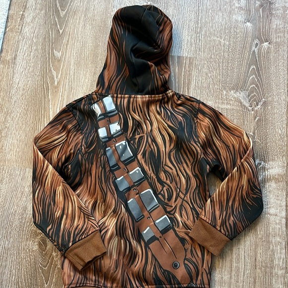 Chewbacca Star Wars jacket with hood size 6 - Picture 3 of 3